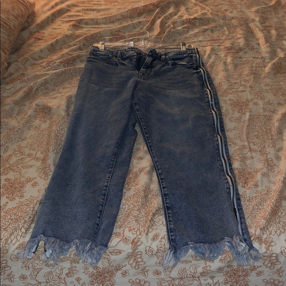 target side zipper jeans
